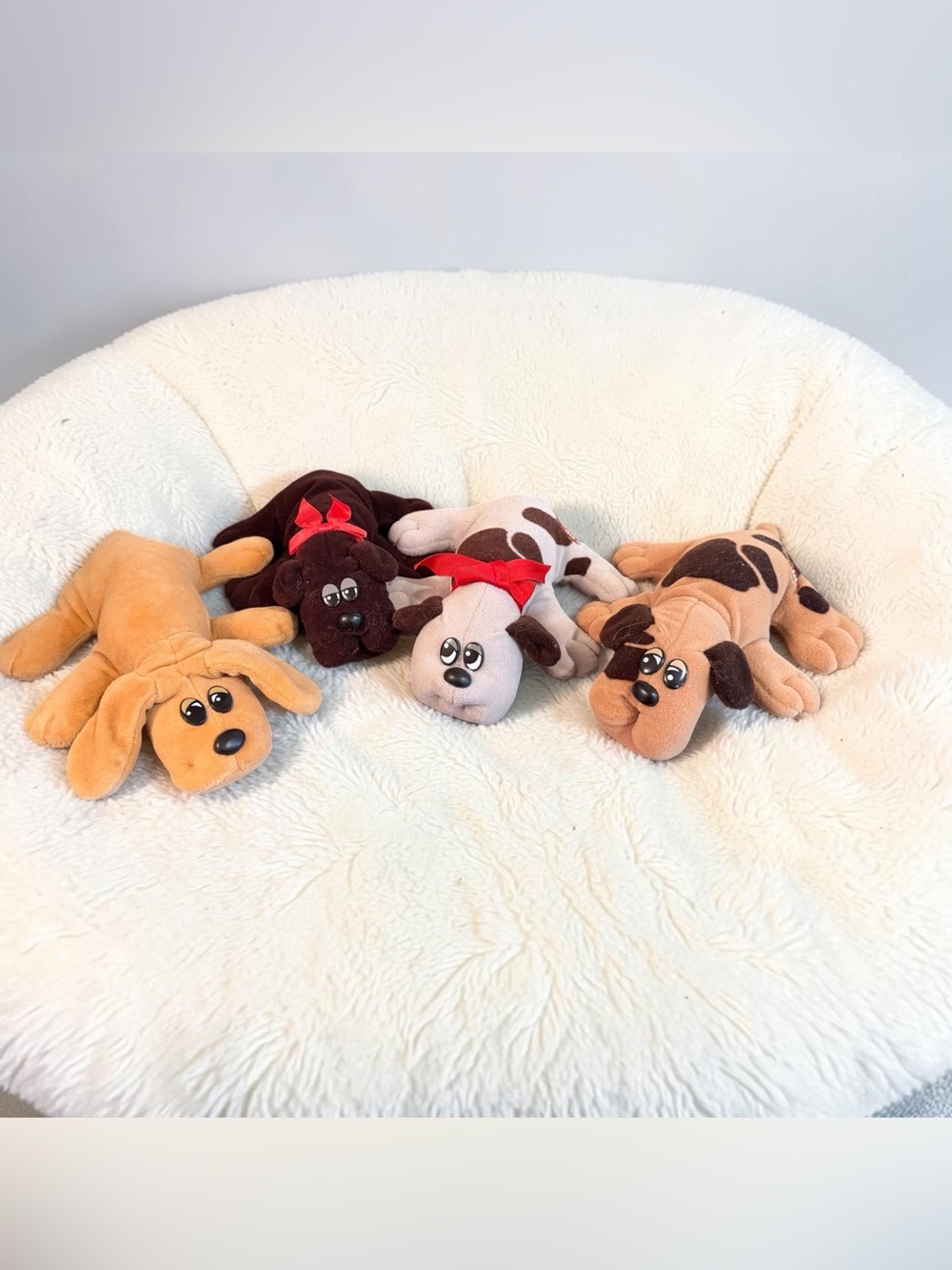 Lot of 4 Vintage 1985 Tonka Newborn Pound Puppies